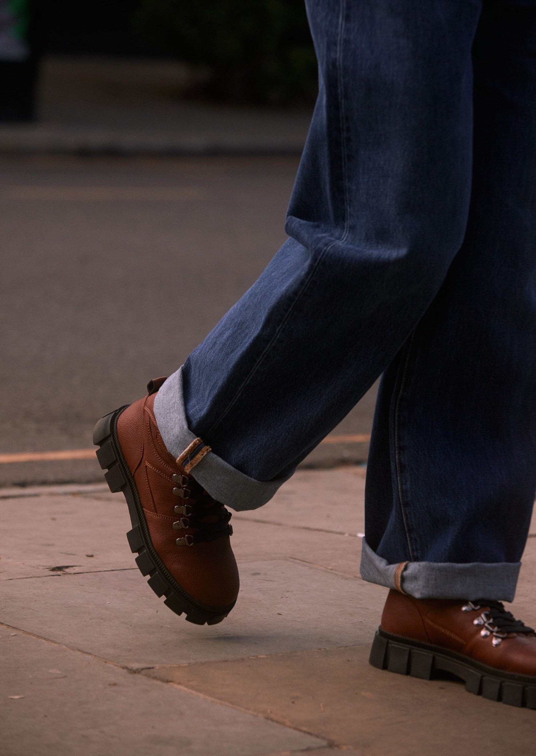 Borage Rich Tan Lace Up Boot